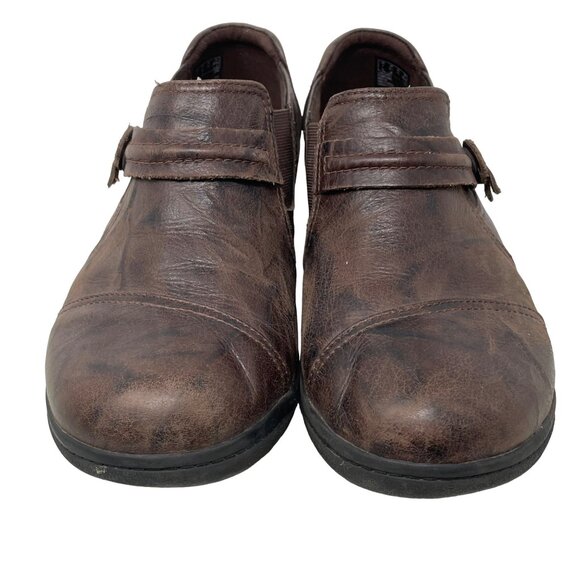 Clarks Collection Loafers Cheyn Madi Slip On Round Toe Brown Leather Size 9.5 - Picture 3 of 8